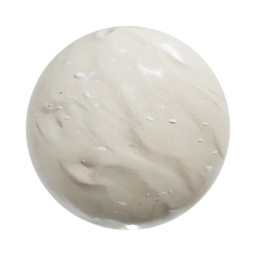 Natural beach surface with fine dry sand and scattered… — seamless ground PBR material preview