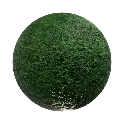 Материал из травы — seamless organic PBR material preview