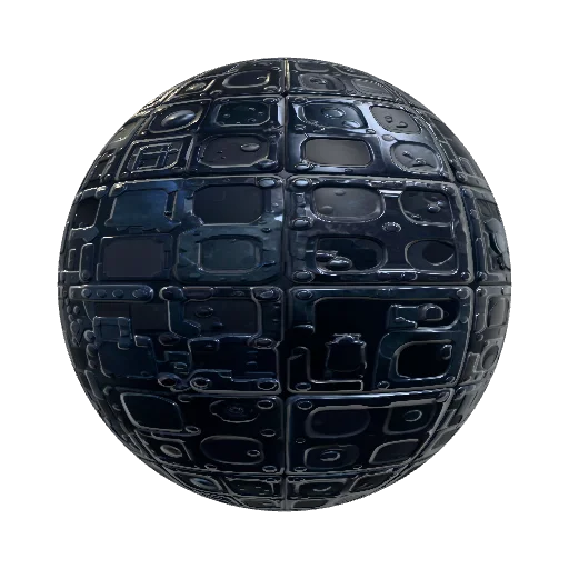 Stylized old cartoony iron, seamless clean — seamless metal PBR material preview