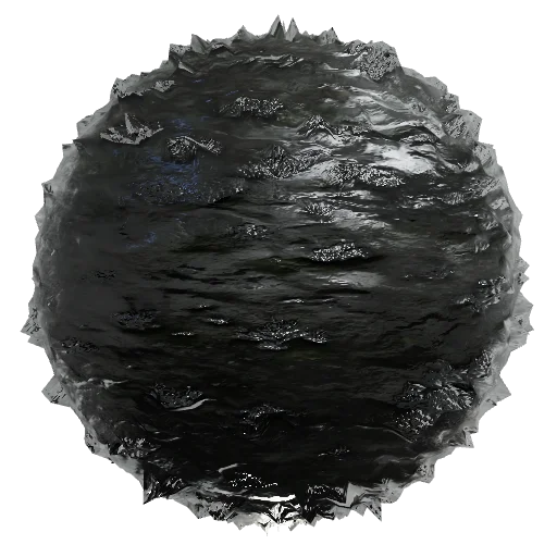 Stylized painterly dark gothic moorland ground terrain, hand-painted RTS
game texture, damp dark peaty soil with sparse — seamless ground PBR material preview