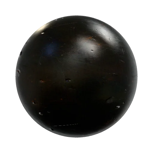 Stylized old cartoony iron, seamless clean some… — seamless metal PBR material preview