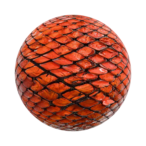 Seamless tileable texture of dragon scales. Bright… — seamless metal PBR material preview