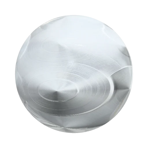 light grey alloy steel reactor rod cap… — seamless metal PBR material preview