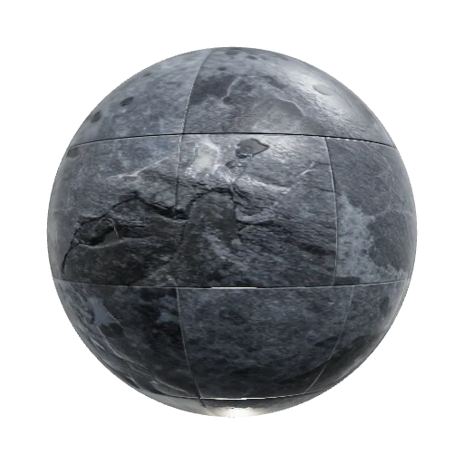 realistic wet stone pool deck texture, dark natural stone, water stains, subtle — seamless stone PBR material preview