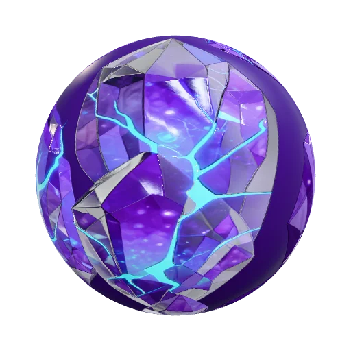 Seamless stylized magical crystal material, purple… — stone PBR material preview