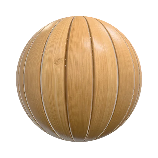 Vertical Wood Slats — wood PBR material preview