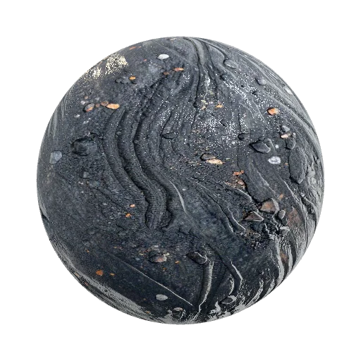 сделай текстуру земли с бороздками,и с камнями ,все в… — seamless ground PBR material preview