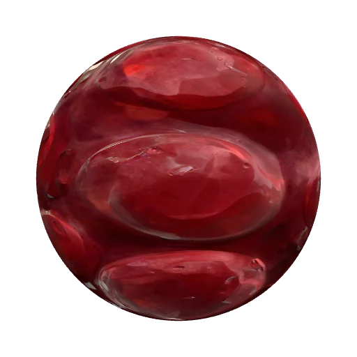 Ultra-realistic 3D jelly material texture, translucent… — organic PBR material preview