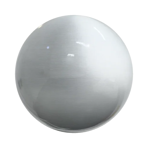 Smooth polished metal — seamless metal PBR material preview