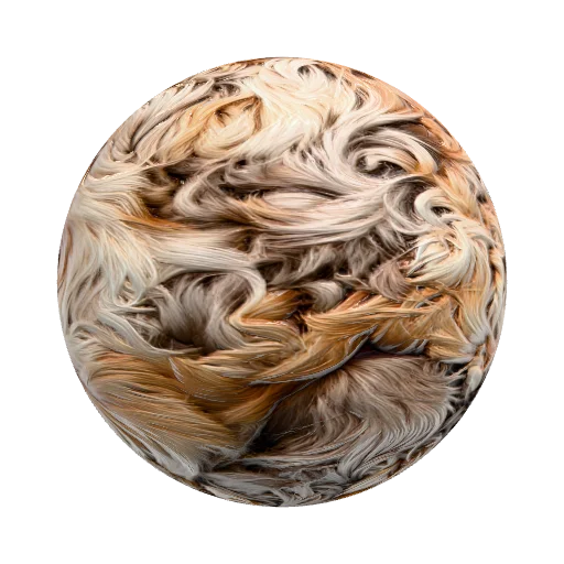 cat — seamless organic PBR material preview