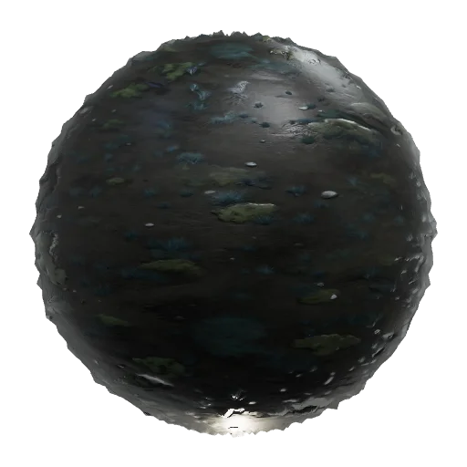 Create a square, seamless, top-down, hand-painted fantasy terrain texture for a dark gothic medieval strategy game. This — seamless ground PBR material preview