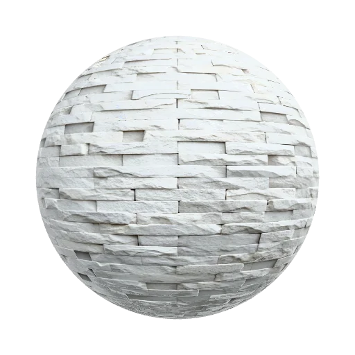 simple brick pattern short and longer stone side by… — stone PBR material preview