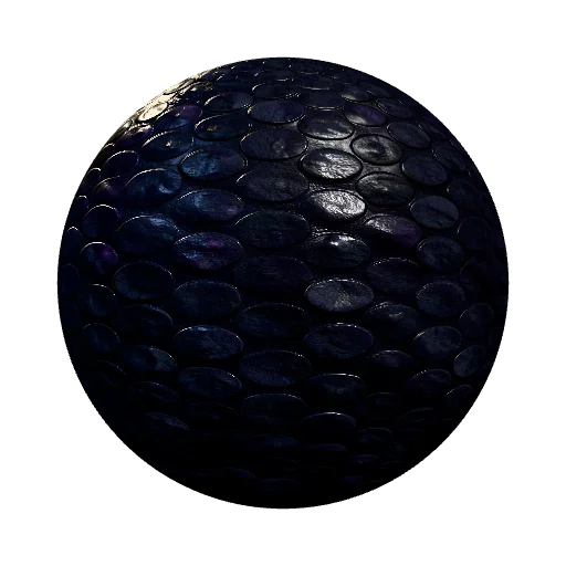 Seamless tileable PBR material of dinosaur reptilian… — organic PBR material preview