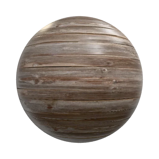 старые стены из параллельно лежащих старых досок — seamless wood PBR material preview