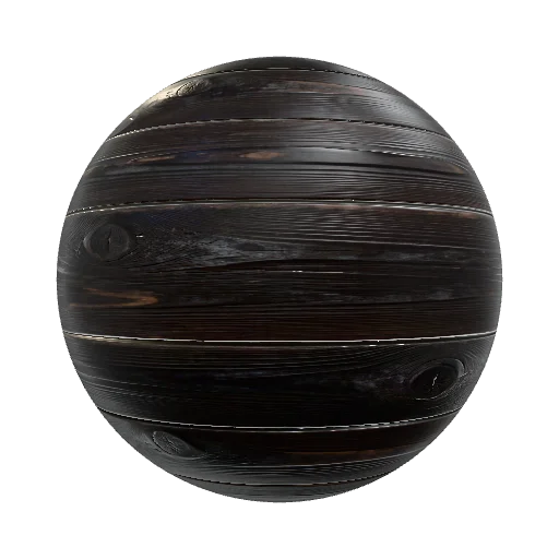old weathered dark wooden planks — wood PBR material preview