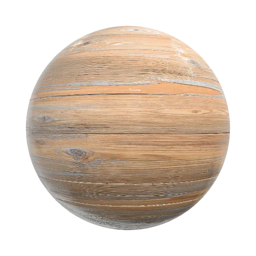 weathered oak planks — seamless wood PBR material preview