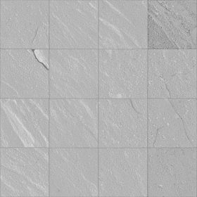 Roughness map — Shiny granite tiles PBR material