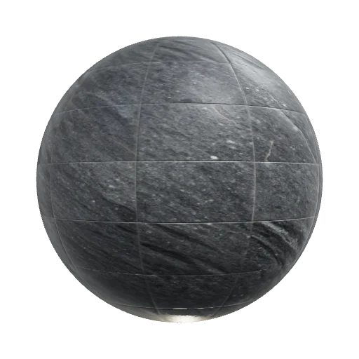shiny granite tiles — seamless stone PBR material preview