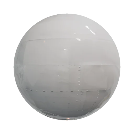 обшивка самолёта белого цвета без уникальных деталей — seamless metal PBR material preview