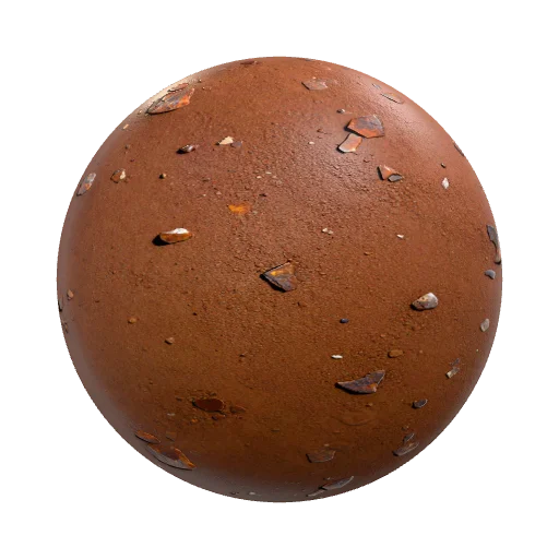 Поверхность сухой карликовой планеты состоящая из песка… — seamless ground PBR material preview